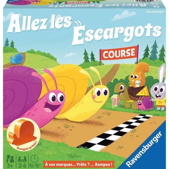 NEW, Ravensburger, "Allez les Escargots", "Snail's Pace Race", (FRENCH EDITION) - Picture 6 of 9